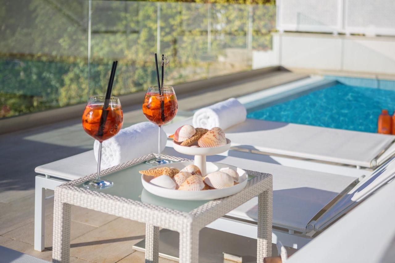 Luxury Seafront Villa Primosten Glamour With Private Pool, Sauna And Gym At The Beach In Primosten Ngoại thất bức ảnh